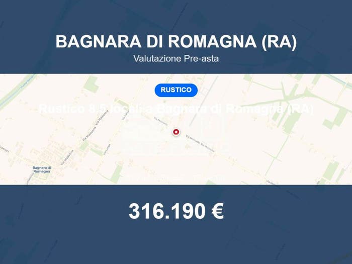 Casa con 6 locali in vendita in Via Molinello, Bagnara di Romagna