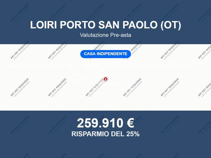 Casa con 6 locali in vendita in Via Masaccio, Costa Dorata, Loiri Porto San Paolo