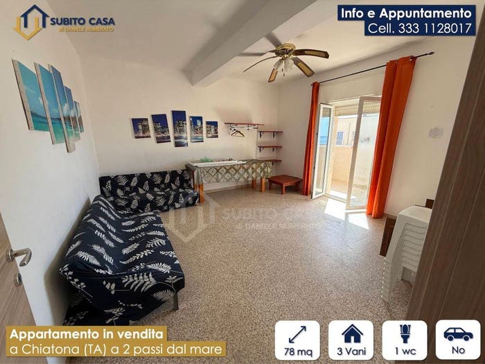 Appartamento bilocale in vendita in Via San Cristoforo, Palagiano