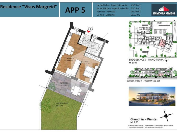 Appartamento monolocale in vendita in Via Parco Magré Sulla Strada del Vino BZ Italia, Magrè sulla Strada del Vino