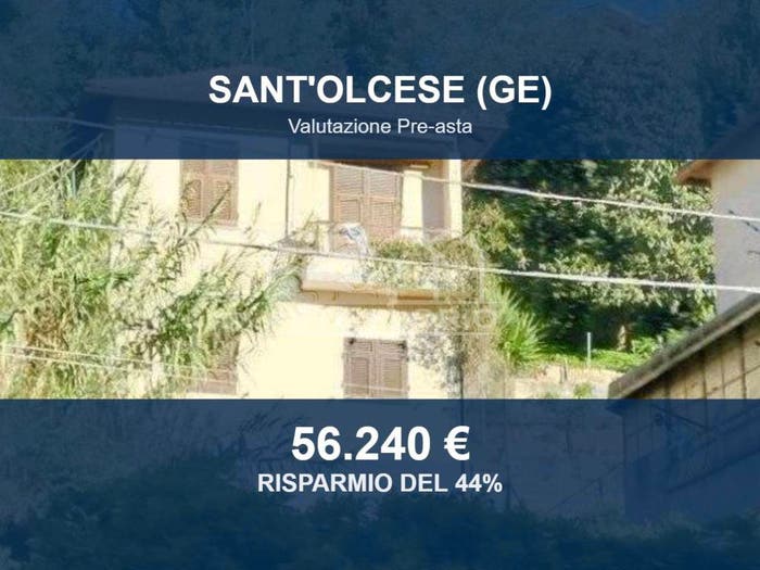 Casa bilocale in vendita in Piazza Marconi, Piccarello, Sant'Olcese