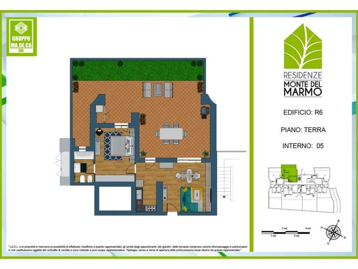 Appartamento bilocale in vendita in Via Monte del Marmo, Casalotti, Roma