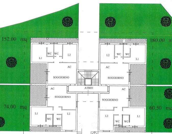 Appartamento trilocale in vendita in Via dei Grassi, I Grossi, Anguillara Sabazia