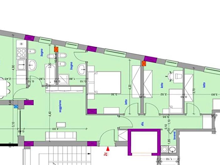 Appartamento con 6 locali in vendita in Centro, Cosenza