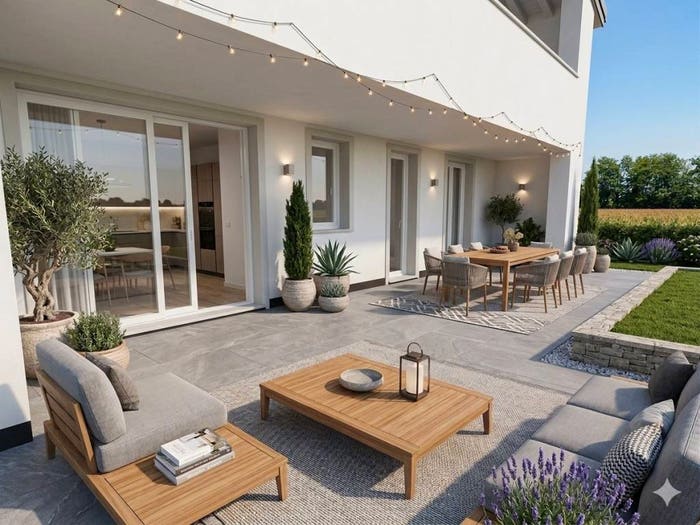 Appartamento quadrilocale in vendita in Via Villa, Loria