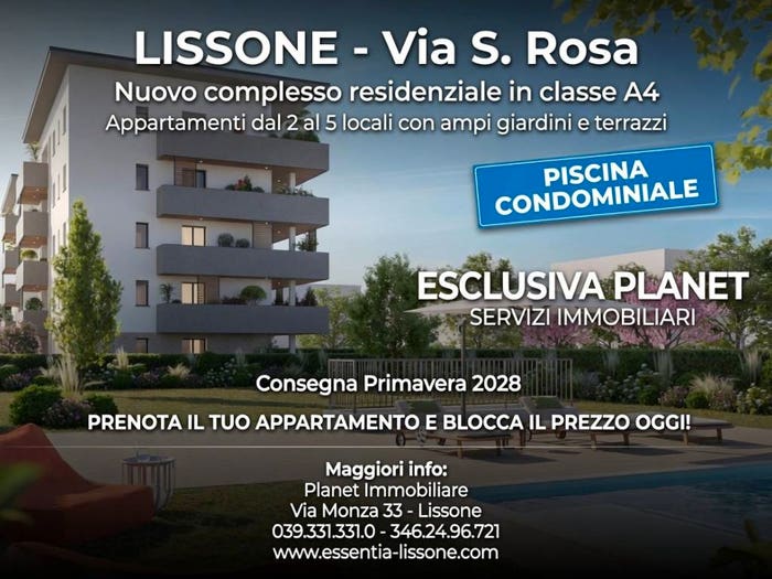 Appartamento quadrilocale in vendita in Via Salvatore Rosa, Bernasconi Buonarroti Bareggia, Lissone
