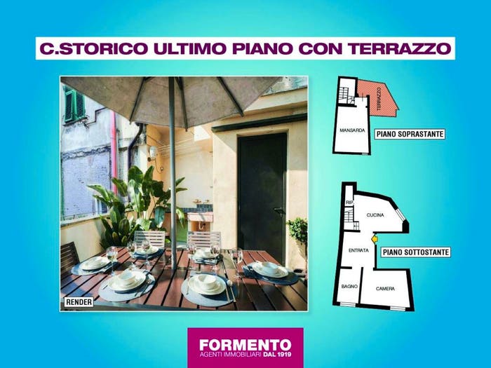 Casa quadrilocale in vendita in Piazza Camillo Benso di Cavour, Molo, Genova