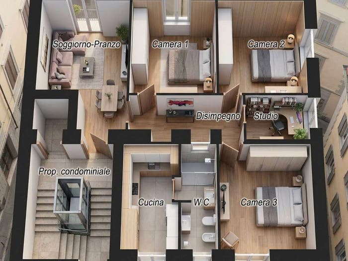 Appartamento con 6 locali in vendita in Piazzale dei Bonificatori, Centro Storico, Latina
