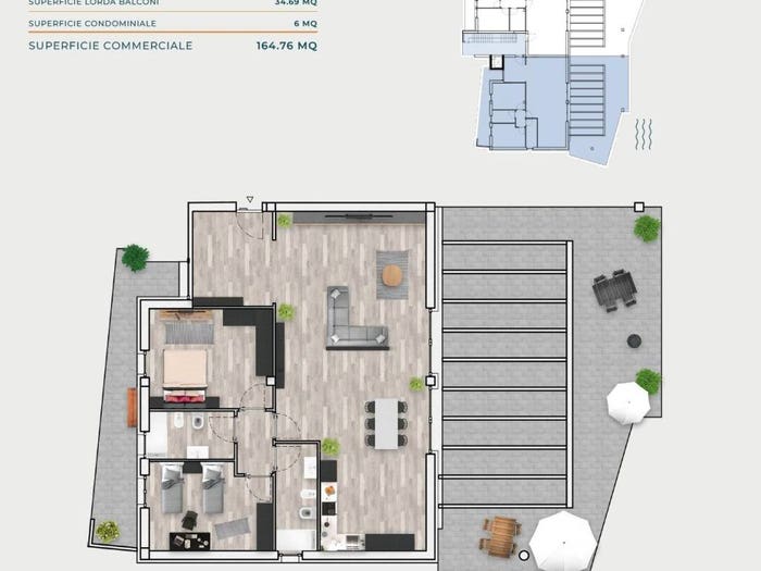 Casa trilocale in vendita in Via Gran Paradiso, Montesilvano Colle, Montesilvano