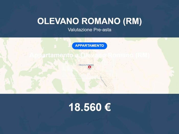 Appartamento trilocale in vendita in Via Giuseppe Mazzini, Olevano Romano