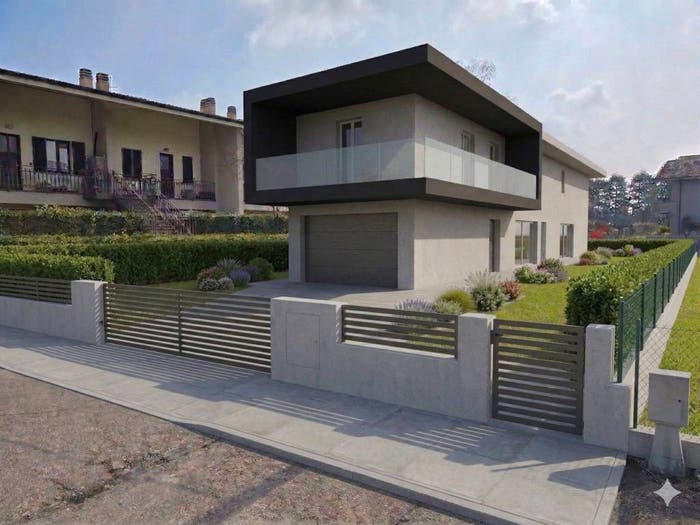 Casa quadrilocale in vendita in Via Gaetano Donizetti, Centro, Bagnatica