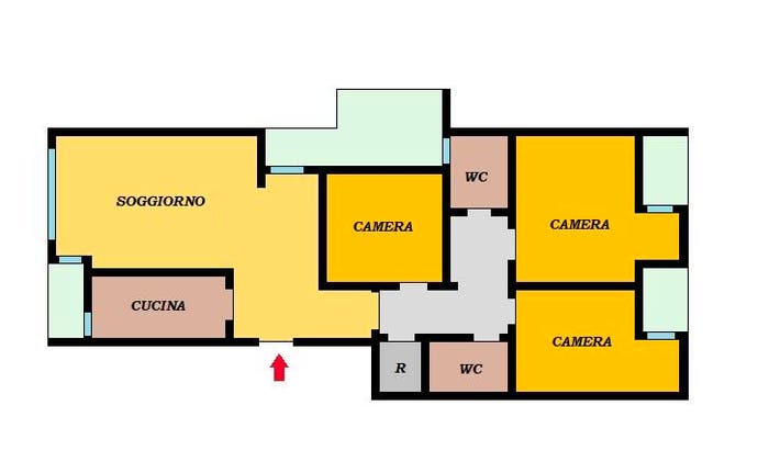 Appartamento con 5 locali in vendita in Borgo Nuovo Navigatori, Verona