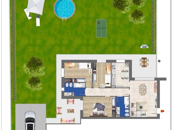 Appartamento con 5 locali in vendita in Budrio