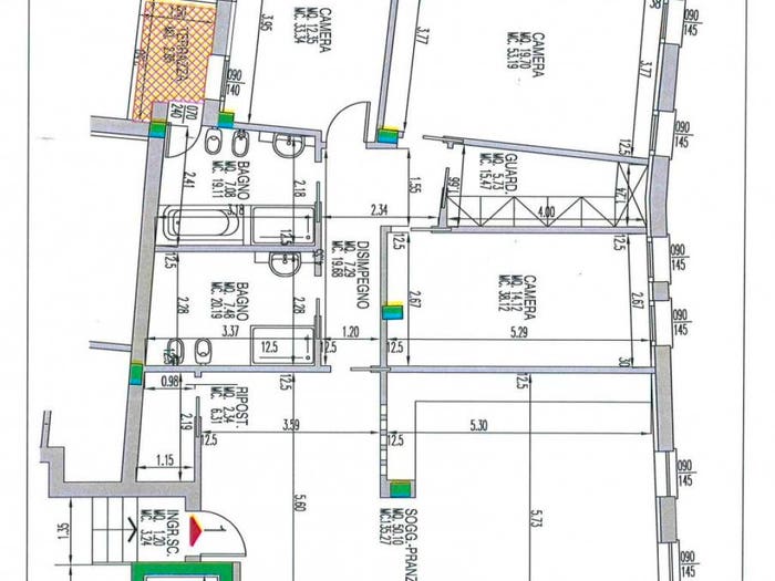 Appartamento quadrilocale in vendita in Via dei Savonarola, Savonarola Ponte Molino, Padova
