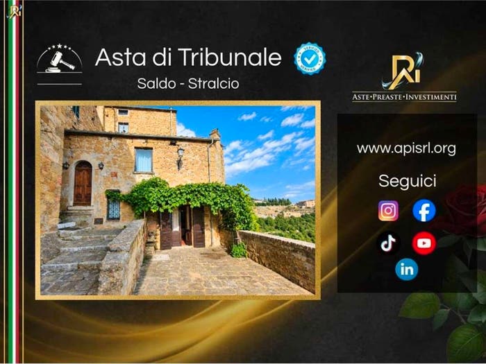 Appartamento quadrilocale in vendita in Vicolo Riforme, Centro, Pitigliano