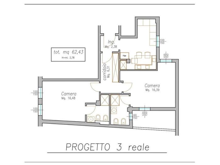 Appartamento trilocale in vendita in Via degli Zabarella, Santa Sofia Altinate, Padova