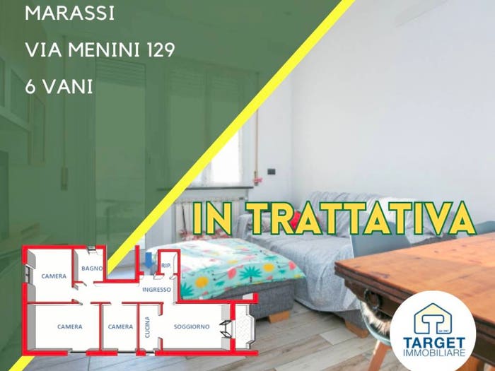Appartamento trilocale in vendita in Via Davide Menini, Staglieno, Genova