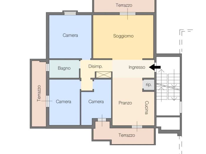 Appartamento con 5 locali in vendita in Via Leonardo da Vinci, Centro, Poggio a Caiano