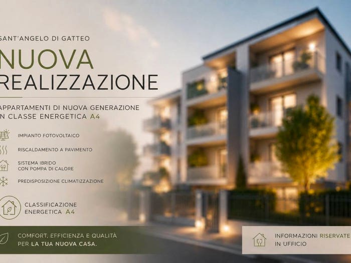 Appartamento quadrilocale in vendita in Via Gastone Sozzi, Gatteo Sant'Angelo, Gatteo