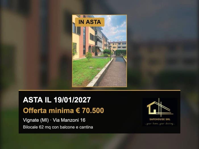 Appartamento bilocale in vendita in Via Alessandro Manzoni, Centro, Vignate