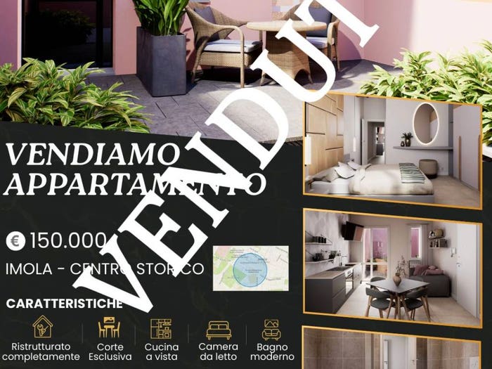 Appartamento bilocale in vendita in Via Emilia, Centro Storico, Imola