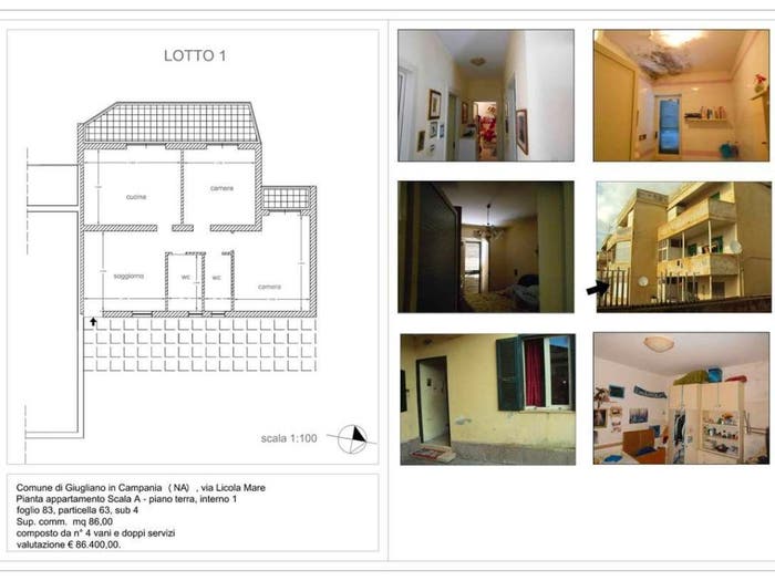 Appartamento con 6 locali in vendita in Via Licola Mare n, Licola Mare, Giugliano in Campania