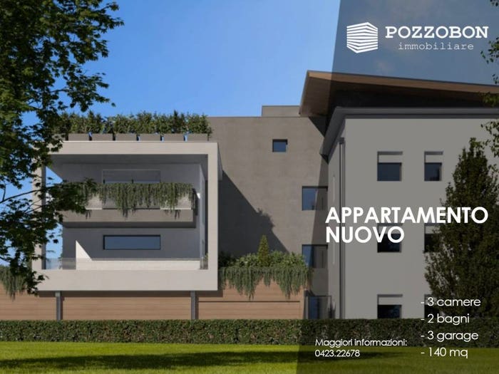 Appartamento quadrilocale in vendita in Viale d'Amore, Centro, Montebelluna