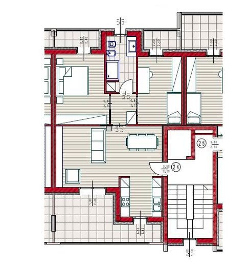 Appartamento trilocale in vendita in Corso Europa, Stadio, Piacenza