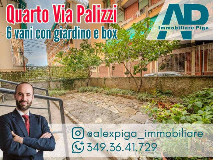 Appartamento con 6 locali in vendita in Via Filippo Palizzi, Quarto, Genova