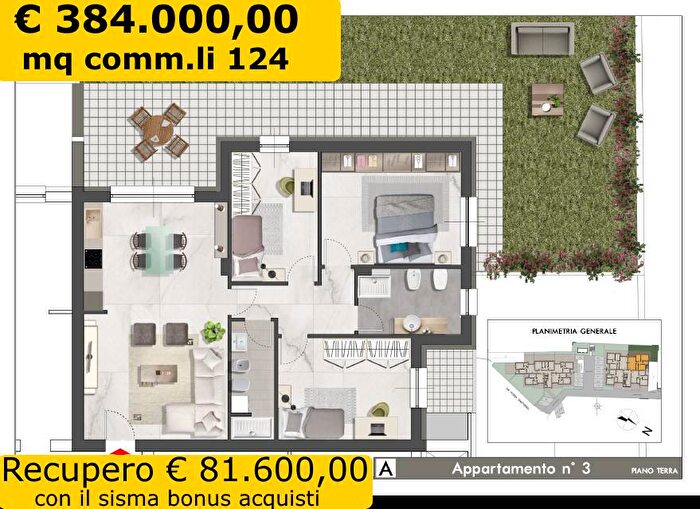 Appartamento con 6 locali in vendita in Via Novembre, Fano Flaminio, Fano