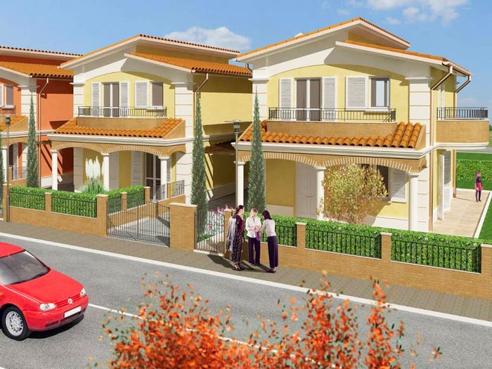 Casa quadrilocale in vendita in Via Filippo Turati, Montescudo Montecolombo
