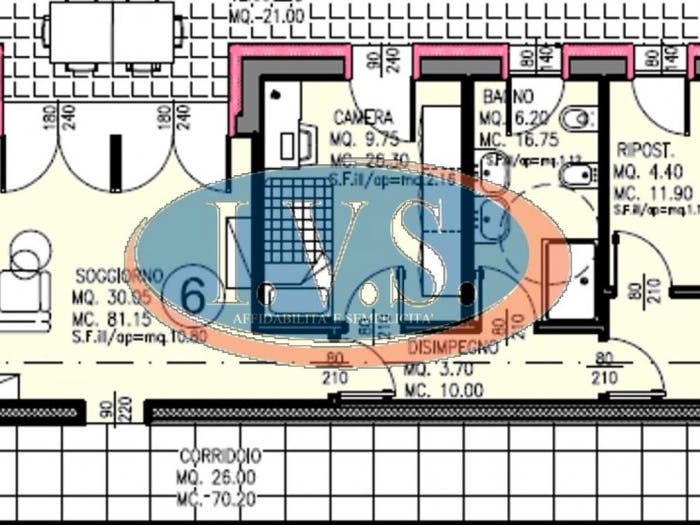 Appartamento trilocale in vendita in Via Carlo Cattaneo, Centro, Montegalda