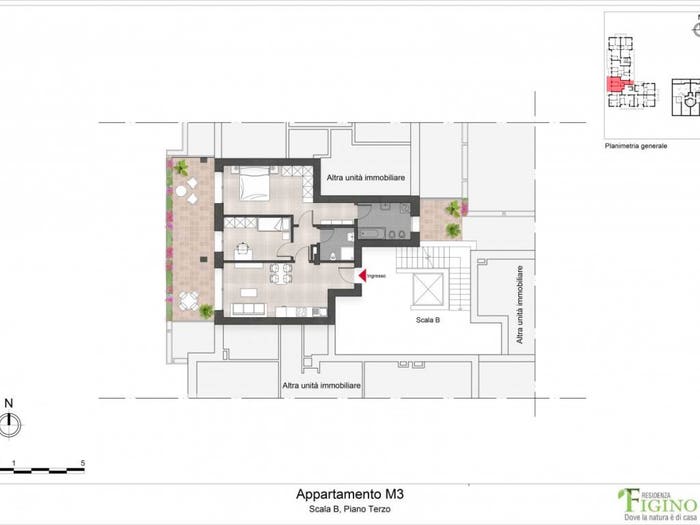 Appartamento trilocale in vendita in Via Ponte del Giuscano, Figino, Milano