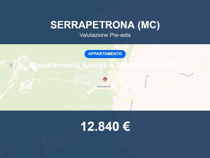 Appartamento con 5 locali in vendita in Via Castello, Centro, Serrapetrona