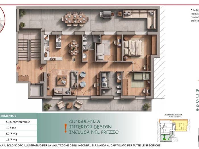 Appartamento quadrilocale in vendita in Via Giuseppe Verdi, Centro, Caronno Pertusella