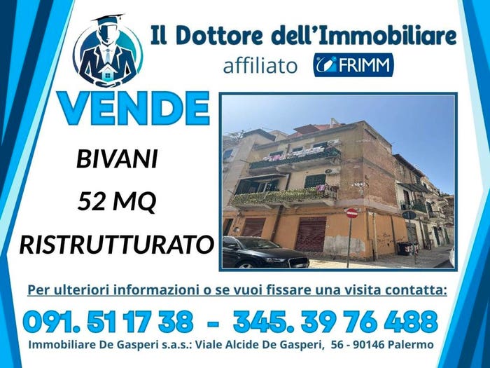 Appartamento bilocale in vendita in Via Cesare Airoldi, Montepellegrino, Palermo