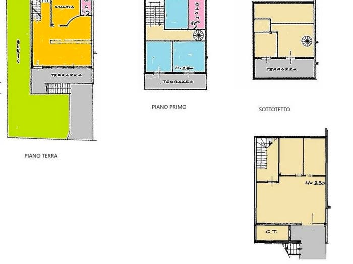 Appartamento con 6 locali in vendita in Via Montanara, Cecina Centro, Cecina