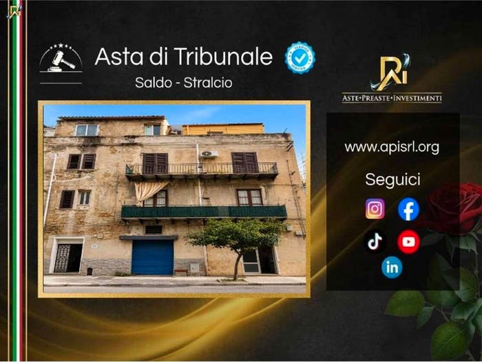 Appartamento trilocale in vendita in Via Ettore Ximenes, Porto Borgo Vecchio Roma Cavour, Palermo