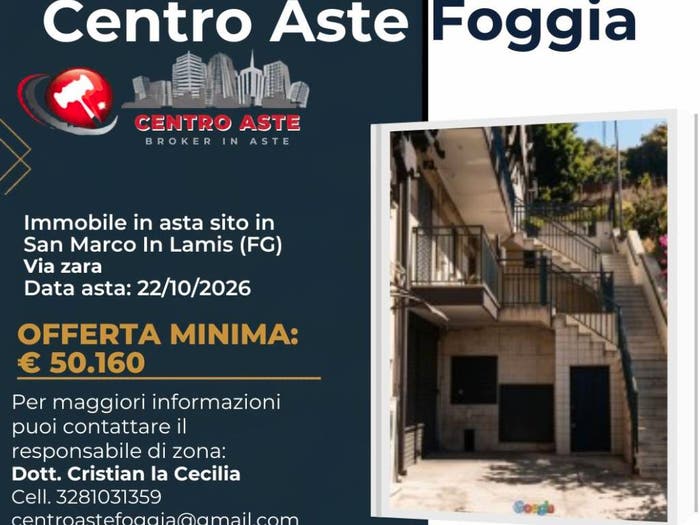 Appartamento con 6 locali in vendita in Via Zara San Marco in Lamis FG Italia, Centro, San Marco in Lamis