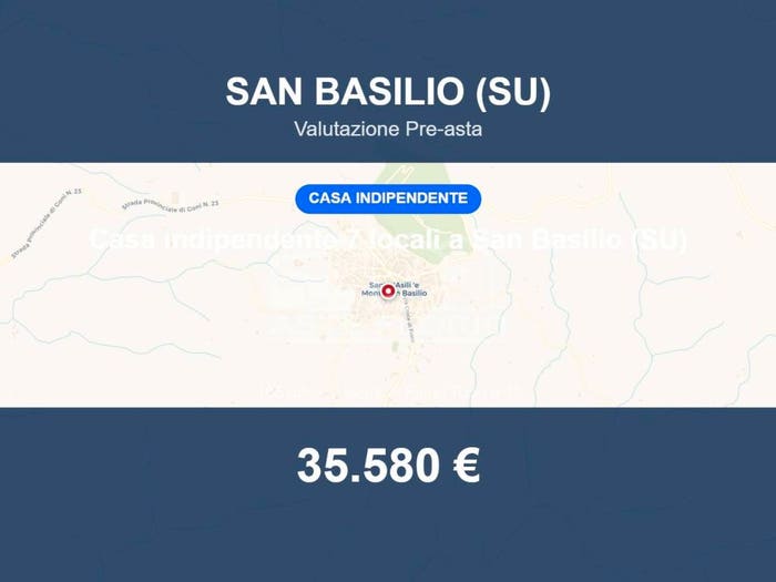 Casa con 6 locali in vendita in Via dei Fiori, San Basilio