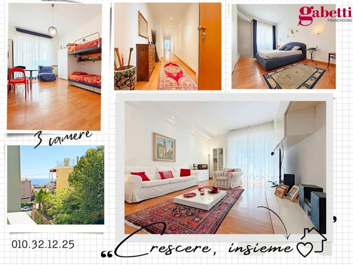 Appartamento con 6 locali in vendita in Corso Europa, Quinto, Genova