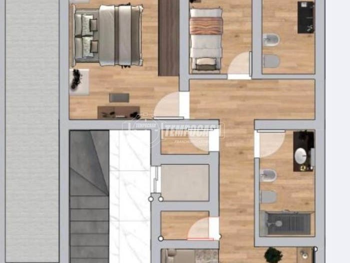 Appartamento trilocale in vendita in Via Paolo Emilio Demi, Calzabigi, Livorno