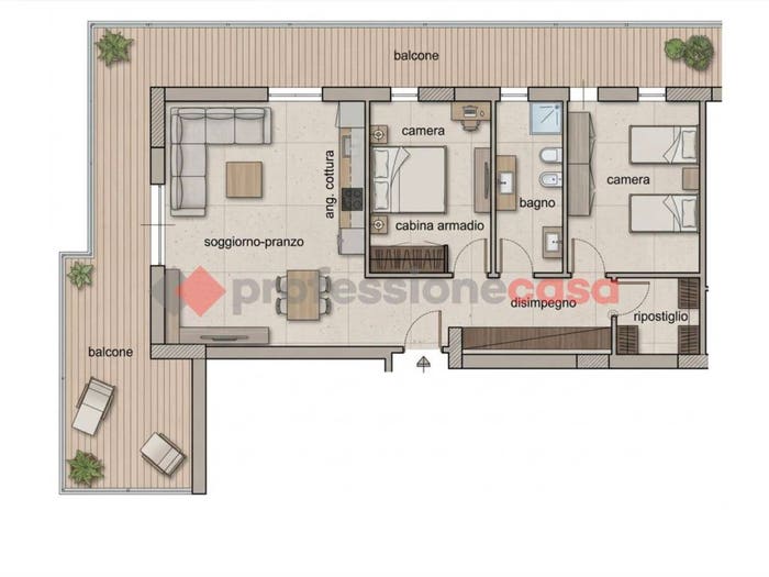 Appartamento trilocale in vendita in Via Spiaggia di Ponente, Centro, Milazzo