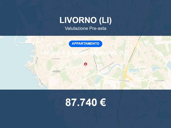 Appartamento quadrilocale in vendita in Via Sabatino Lopez, Accademia Terrazza Mascagni Goito Montebello Fabbricotti, Livorno