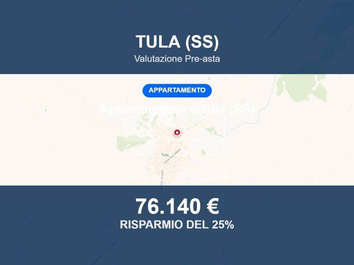 Appartamento trilocale in vendita in Via Toti, Tula