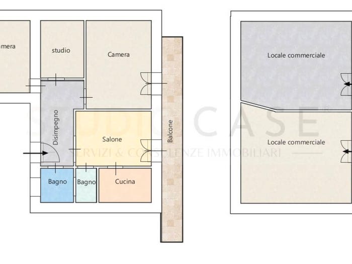 Casa trilocale in vendita in Via Dante Alighieri, Maristi Ospedale, Giugliano in Campania