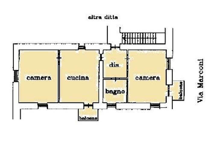 Appartamento trilocale in vendita in Via Guglielmo Marconi, Centro, Fossano