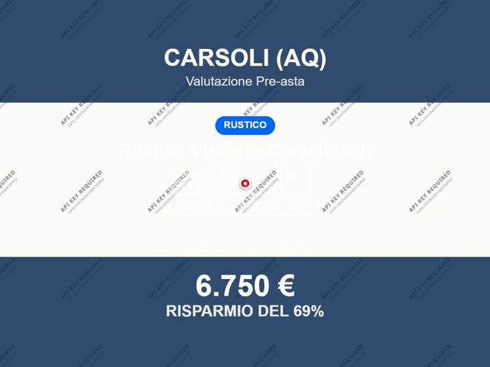 Casa quadrilocale in vendita in Via Sabina, Tufo Basso, Carsoli