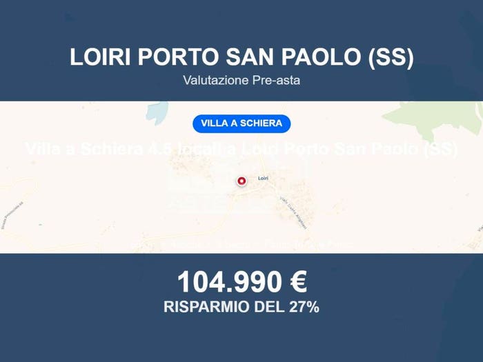 Casa quadrilocale in vendita in Via C Colombo, Loiri, Loiri Porto San Paolo