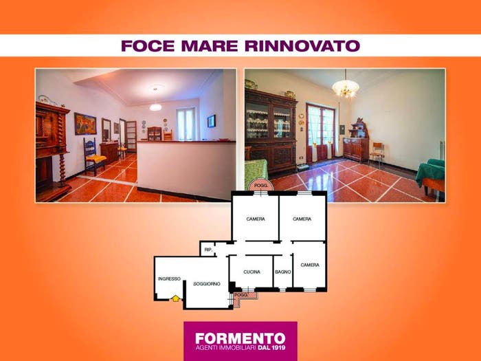 Appartamento con 6 locali in vendita in Via Camillo Finocchiaro Aprile, Foce, Genova
